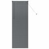 vidaXL Persianas venecianas Gris oscuro 175 x 60 cm Aluminio