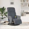 vidaXL Silla de masajes reclinable Gris oscuro 91 x 71 x 105 cm