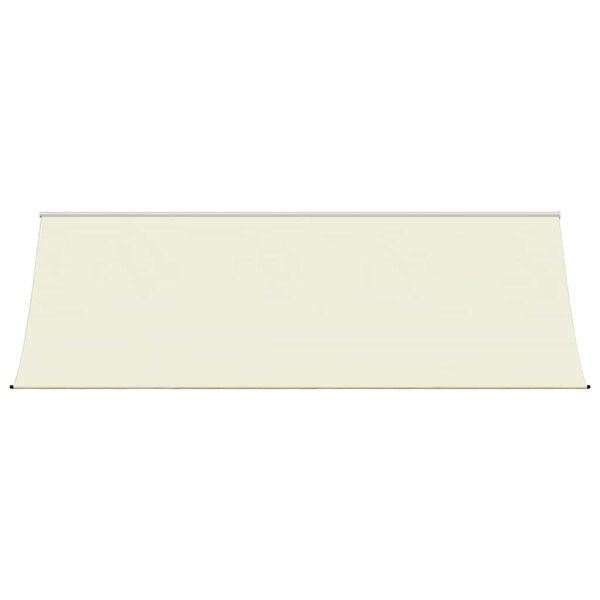 vidaXL Toldo retr&aacute;ctil de tela y acero crema 350x150 cm