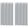 vidaXL Cortina de Voil&eacute; 2 uds. Gris oscuro 175 x 140 cm Poli&eacute;ster