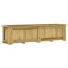 vidaXL Arriate de madera de pino impregnada 196x50x50 cm