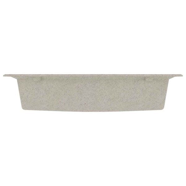 vidaXL Fregadero de cocina Beige 79 x 50 x 31 cm granito