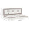 vidaXL Cojines para muebles de palets de jard&iacute;n 2 unidades estampados