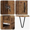 vidaXL Aparador alto con caj&oacute;n 2 pcs Madera vieja Madera de ingenier&iacute;a