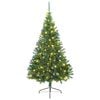 vidaXL &Aacute;rbol de Navidad Artificial Preiluminado Verde 210 cm PVC