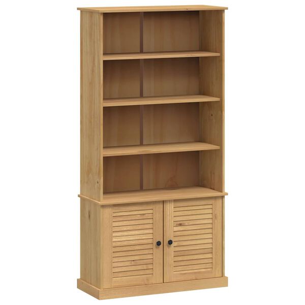 vidaXL Librería VIGO madera maciza de pino 85x35x170 cm