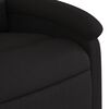 vidaXL Sill&oacute;n reclinable de masaje elevable tela negro