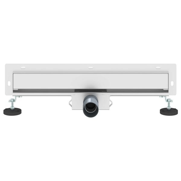 vidaXL Drenaje de Ducha Montado en la Pared Plateado 50 cm