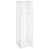 vidaXL Cesta poste de gaviones de hierro 50x50x180 cm
