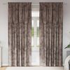 vidaXL Cortinas de Terciopelo 2 pcs Capuchino 245 x 140 cm Terciopelo