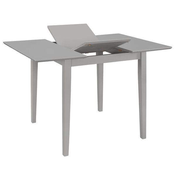 vidaXL Juego de muebles de comedor 3 piezas MDF gris