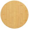 vidaXL Tablero de mesa de bambú Ø40x2,5 cm