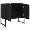 vidaXL Gabinete de Lavabo para Ba&ntilde;o Roble Negro 60 x 30 x 60 cm
