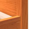 vidaXL Sof&aacute; cama sin colch&oacute;n madera maciza pino marr&oacute;n cera 80x200 cm