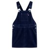 vidaXL Vestido infantil pana azul marino 116