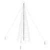 vidaXL &Aacute;rbol de Navidad LED EKENAS 400 cm 800 LED Blanco Fr&iacute;o Acero