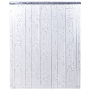 vidaXL L&aacute;mina de ventana esmerilada patr&oacute;n de bamb&uacute; PVC 45x500 cm