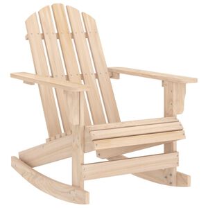 vidaXL Silla mecedora de jard&iacute;n Adirondack madera maciza de abeto