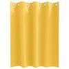 vidaXL Cortinas Opacas con Anillas 2 pcs Amarillo Mostaza 140 x 140 cm