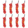 vidaXL Cuerda de vientos con tensores reflectantes 8 piezas 4 m 4 mm