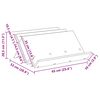 vidaXL Estante de revistas Roble artesanal 65 x 53 x 28,5 cm