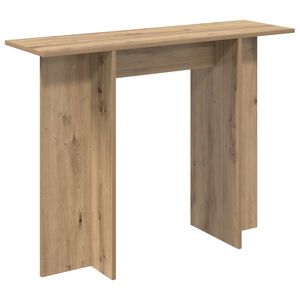 vidaXL Mesa Consola Roble Artesanal 100 x 30 x 75 cm