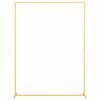 vidaXL Arco de Boda Dorado 150 x 49,5 x 200 cm Acero