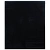 vidaXL L&aacute;mina de ventana esmerilada est&aacute;tica PVC negro 60x500 cm