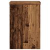 vidaXL Soportes de plantas 2 uds madera roble envejecido 20x20x30 cm