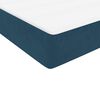 vidaXL Cama box spring con colch&oacute;n y LED terciopelo azul oscuro 80x210 cm
