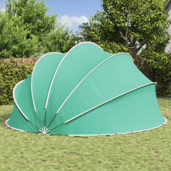 vidaXL C&uacute;pula para piscina Manual Azul 546 x 516 x 250 cm