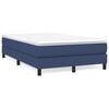 vidaXL Estructura de cama con somier tela azul 120x200 cm