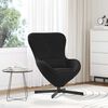 vidaXL Sill&oacute;n huevo Negro 63 x 73 x 90 cm Terciopelo