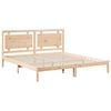 vidaXL Cama extralarga sin colchón madera maciza 200x210 cm