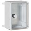 vidaXL Armario de Control Gris 25 x 13 x 24 cm Pl&aacute;stico ABS