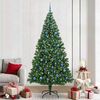 vidaXL &Aacute;rbol de Navidad artificial Verde 240 cm PVC y Acero y Pl&aacute;stico