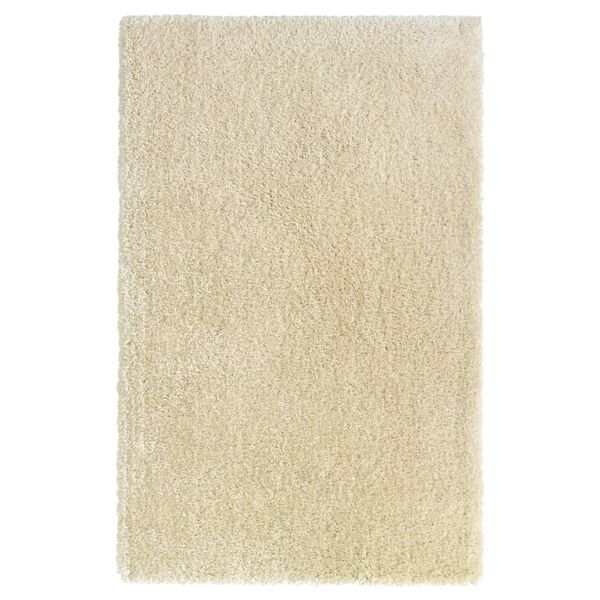 vidaXL Alfombra de pelo largo beige 200x290 cm 50 mm