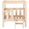 vidaXL Cama para perros madera maciza de pino 65,5x50,5x70 cm