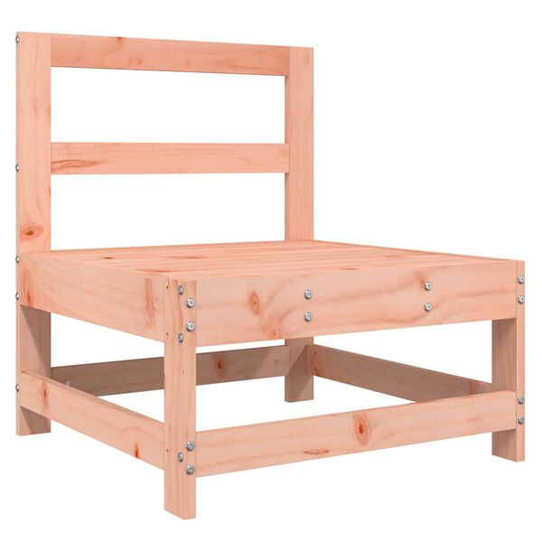 vidaXL Sof&aacute; central con cojines madera maciza de abeto de Douglas