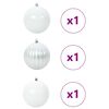 vidaXL Juego de Bolas de Navidad XXL 3 pcs Pl&aacute;stico