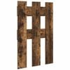 vidaXL Perchero de pared Roble ahumado 65 x 3 x 100 cm