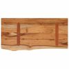 vidaXL Estante pared rectangular madera acacia borde vivo 40x20x3,8 cm