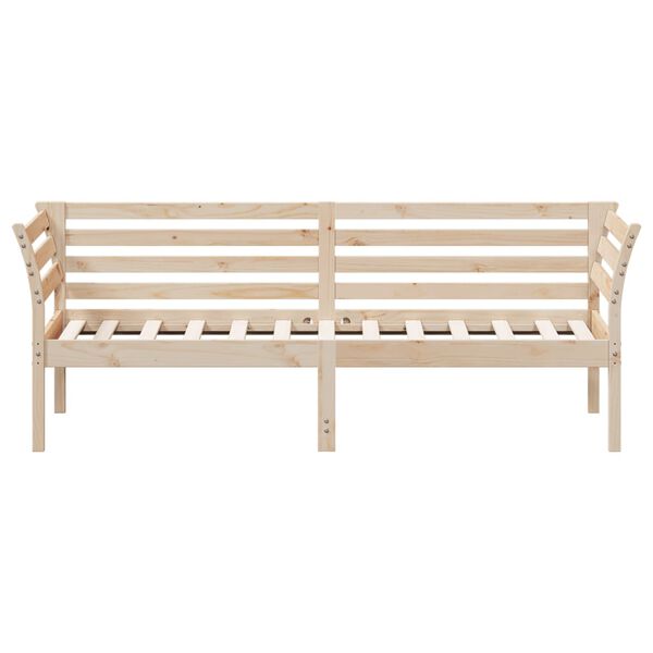 vidaXL Sof&aacute; cama sin colch&oacute;n madera maciza de pino 90x190 cm