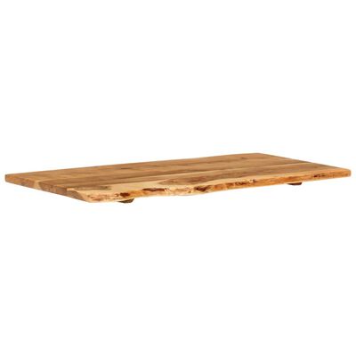 vidaXL Encimera para armario tocador madera maciza acacia 100x52x2,5cm
