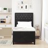 vidaXL Cama tipo Box Spring con cabecera Negro 90 x 200 cm Terciopelo
