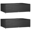 vidaXL Fundas muebles jard&iacute;n 2 uds 12 ojales rectangular 227x152x65 cm