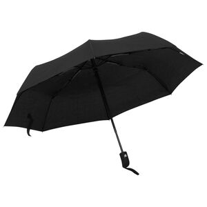 vidaXL Paraguas plegable autom&aacute;tico negro 95 cm