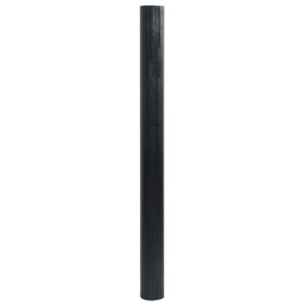 vidaXL Biombo divisor de bamb&uacute; negro ancho 600 cm alto 165 cm