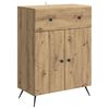 vidaXL Aparador Roble Artesanal 66 x 34,5 x 90 cm Madera de Ingenier&iacute;a
