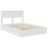 vidaXL Cama con almacenamiento 140 x 190 cm Madera de ingenier&iacute;a